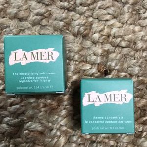 NWT La mer face & eye cream travel size